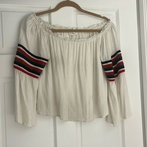 Honey punch off the shoulder top